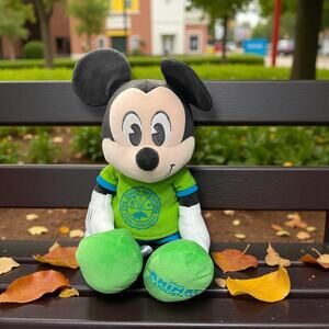 Disney Plush Mickey Mouse Animal Kingdom Dino Institute Souvenir Decor Gift 15"